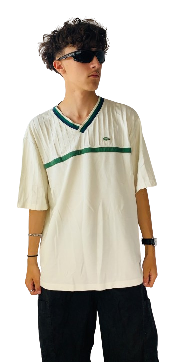 Polo Lacoste 00s crème