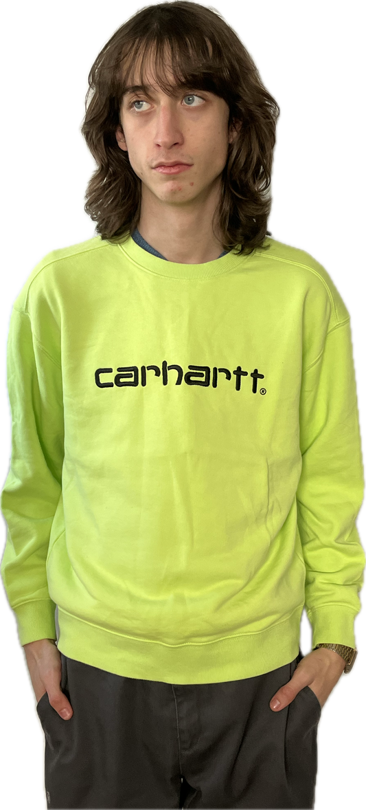 Sweat Carhartt Wip Vert Pomme