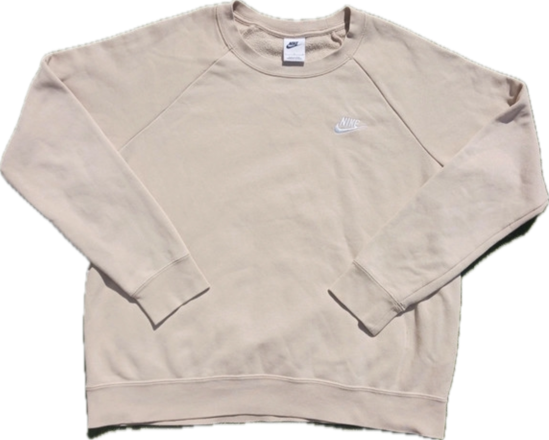 Sweat pullover Nike fleece beige