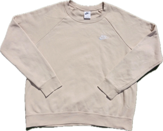 Sweat pullover Nike fleece beige